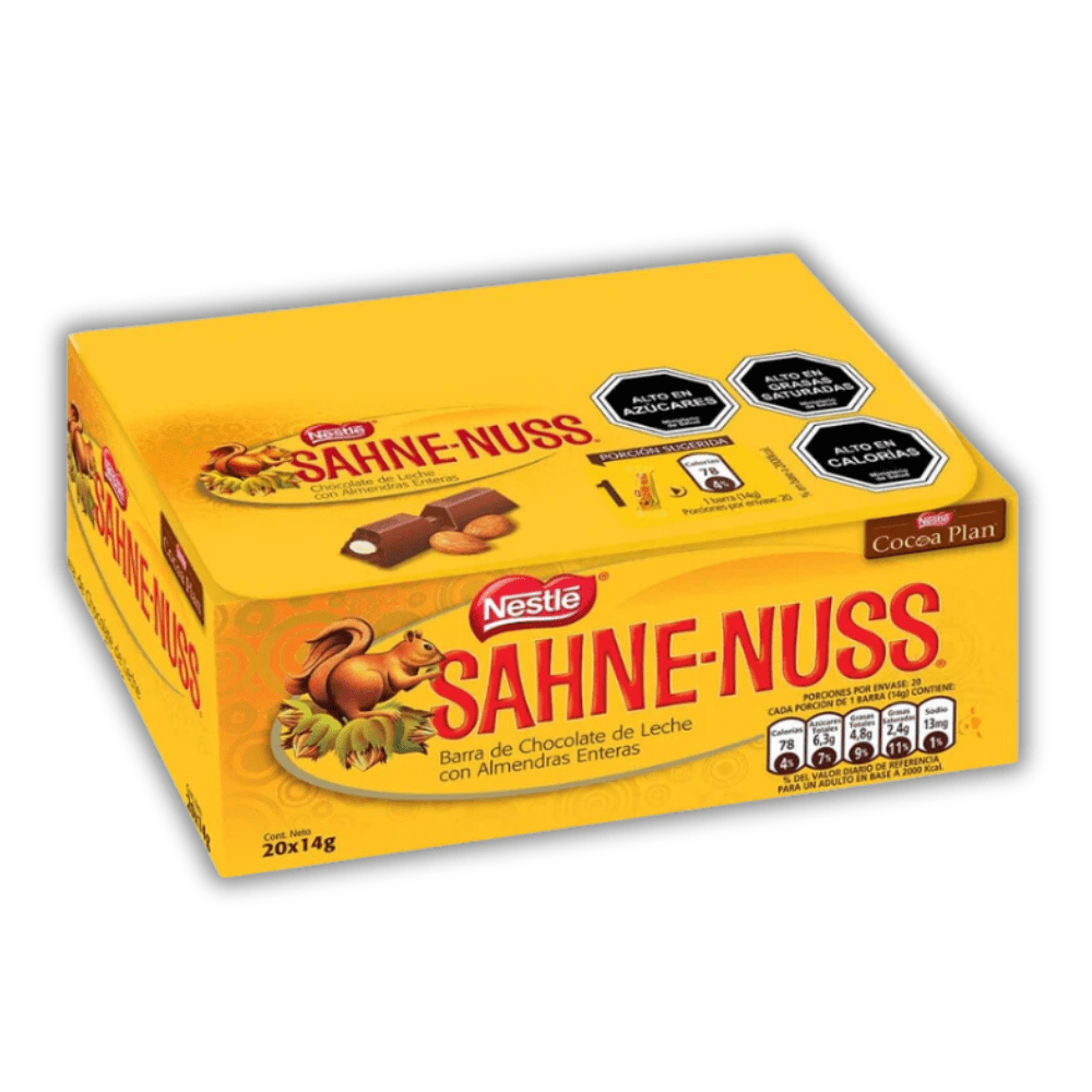 SAHNE NUSS DISPLAY 20X14G1