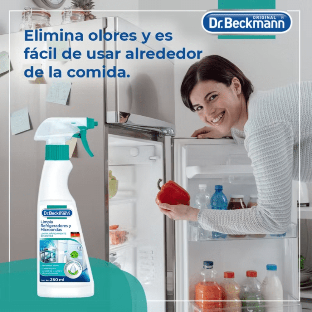 Limpiador De Refrigeradores Y Microondas dr beckmann 250 ml3