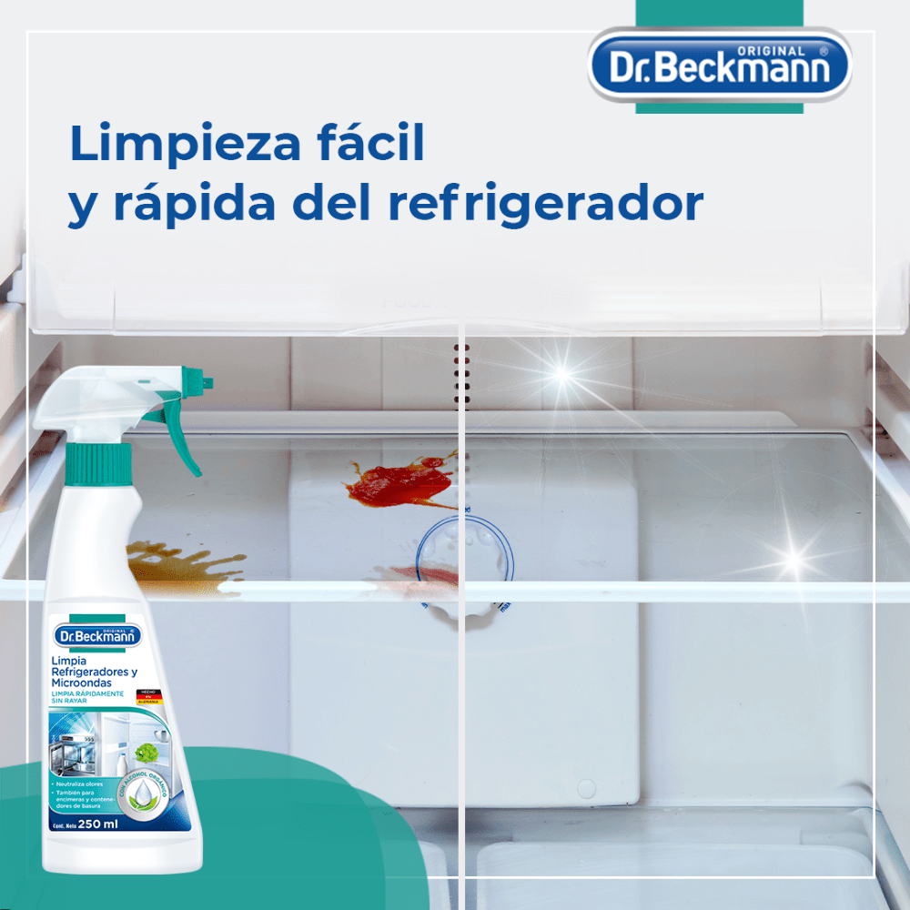 Limpiador De Refrigeradores Y Microondas dr beckmann 250 ml2