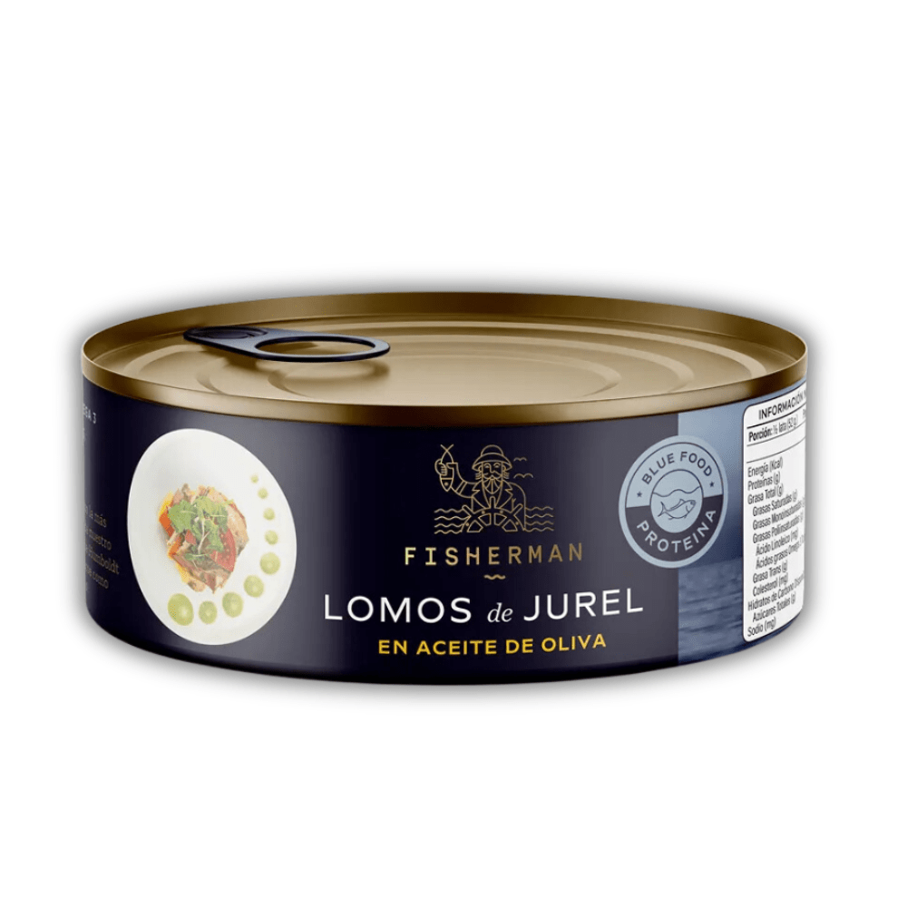 FISHERMAN LOMOS JUREL ACEITE OLIVA 160G1