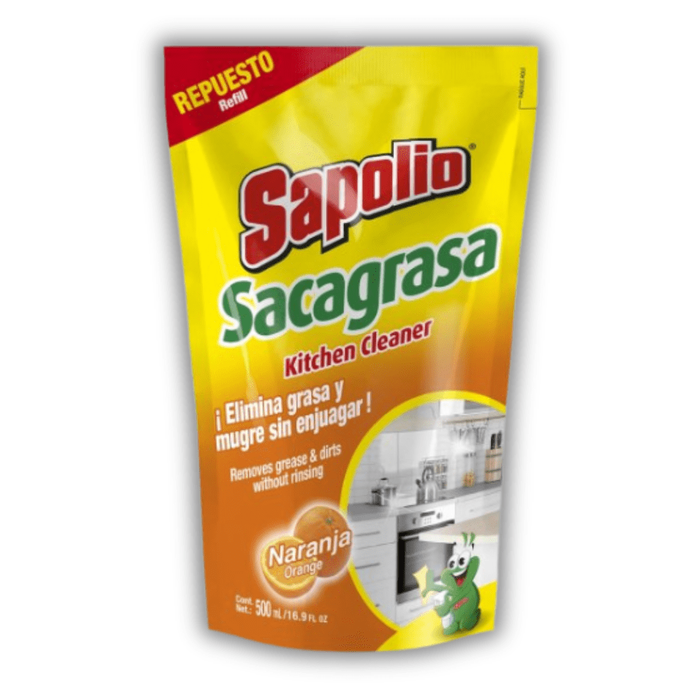 DOYPACK SAPOLIO SACAGRASA  NARANJA 500 ML1