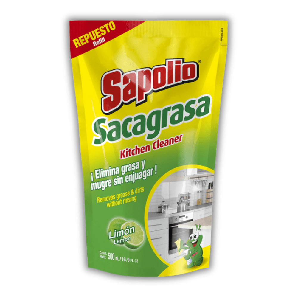 DOYPACK SAPOLIO SACAGRASA LIMON 500ML1