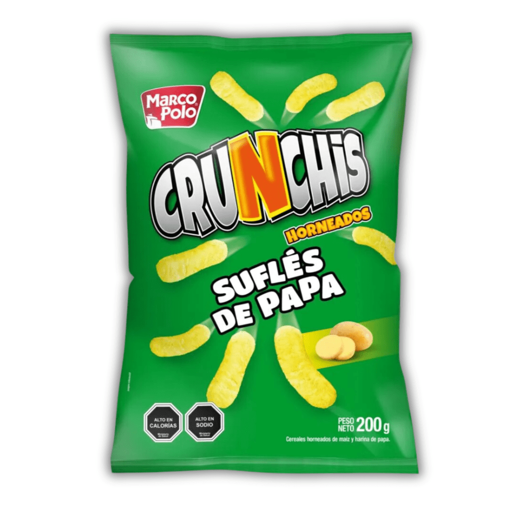MARCO POLO CRUNCHIS HORNEADOS SUFLES DE PAPA 200G1