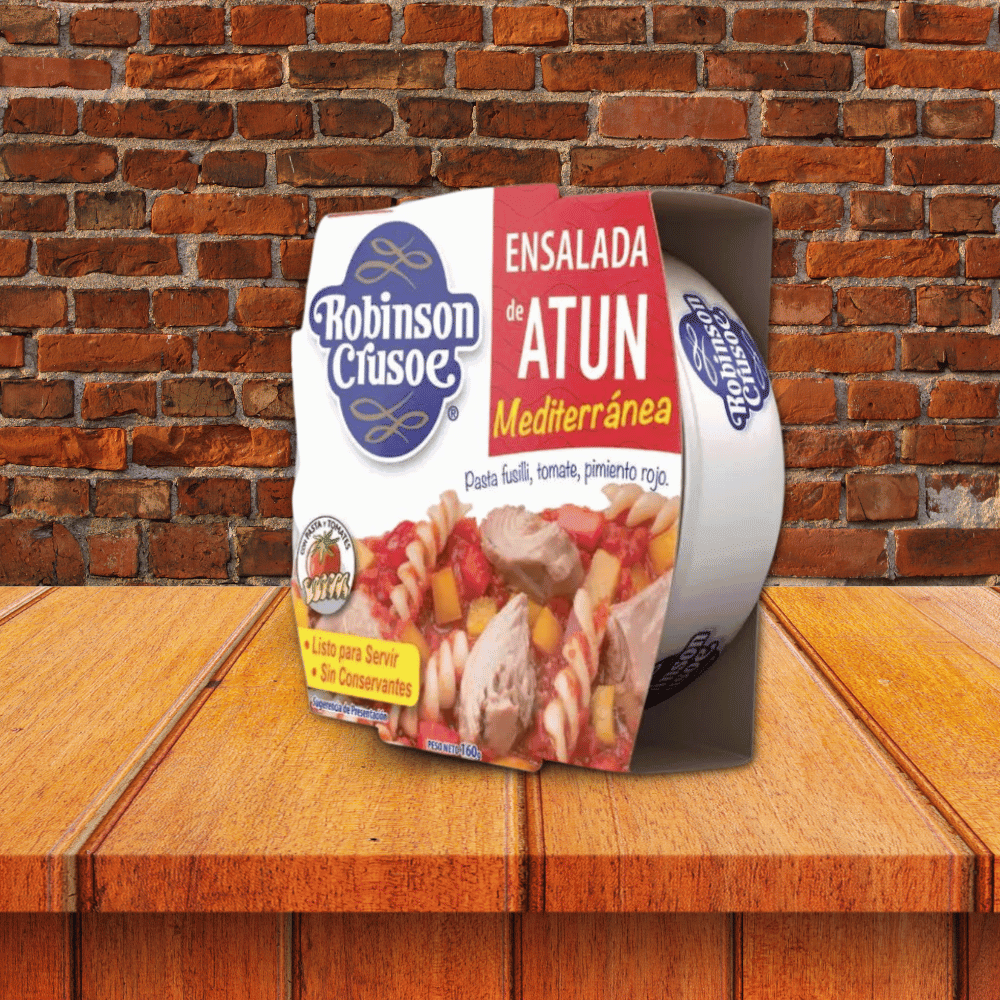 ENSALADA DE ATUN MEDITERRANEA ROBINSON CRUSOE 160G2