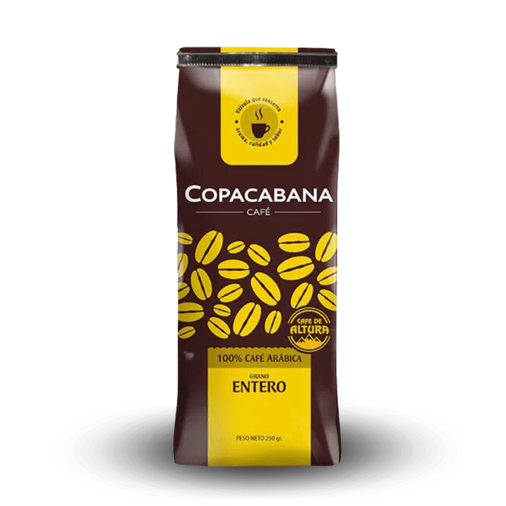 CAFE COPACABANA GRANO ENTERO 250G1