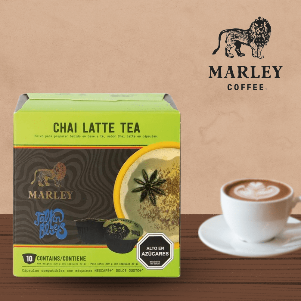 MARLEY COFFEE CHAI LATTE TEA CAPS X102