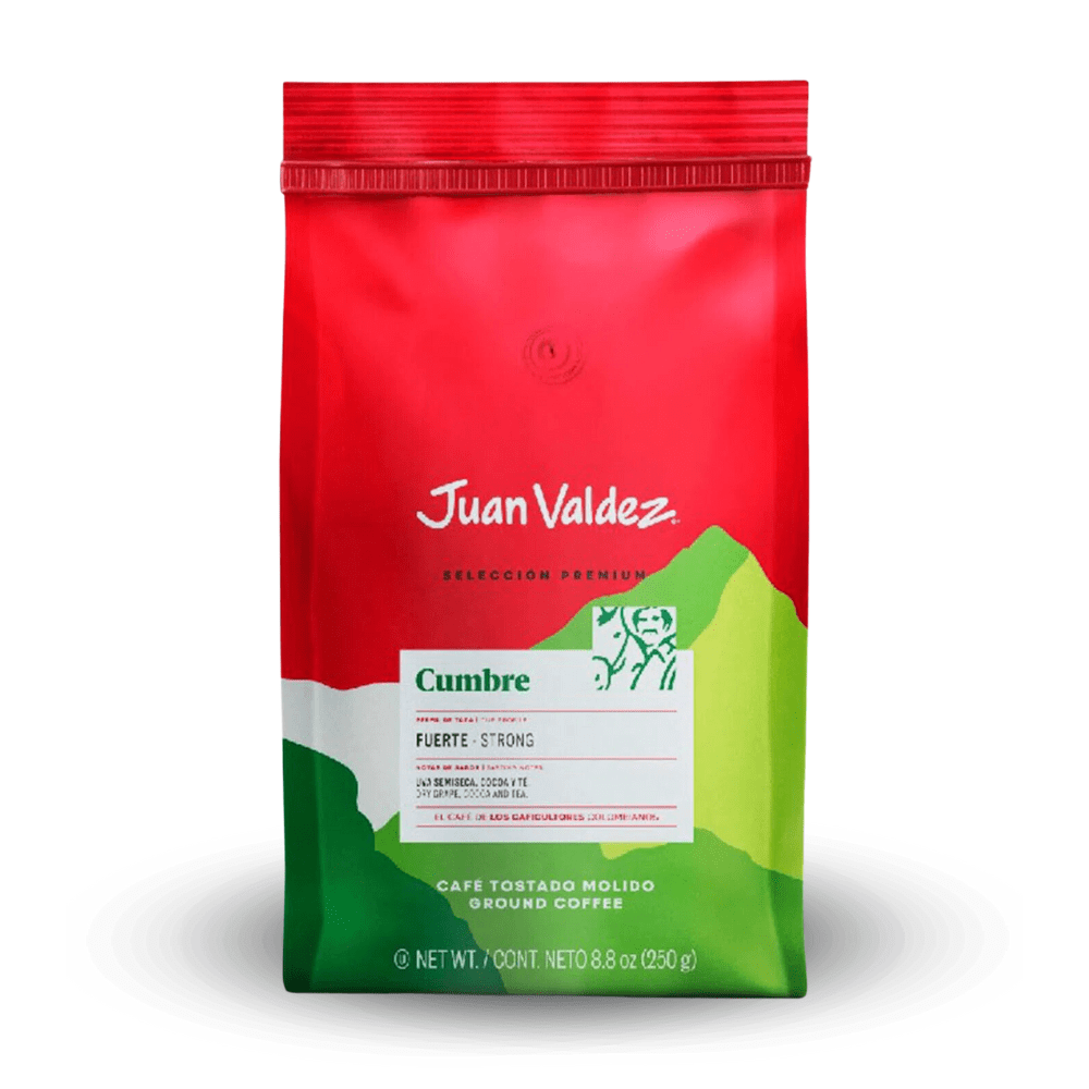 CAFE JUAN VALDEZ  MOLIDO CUMBRE 250G1