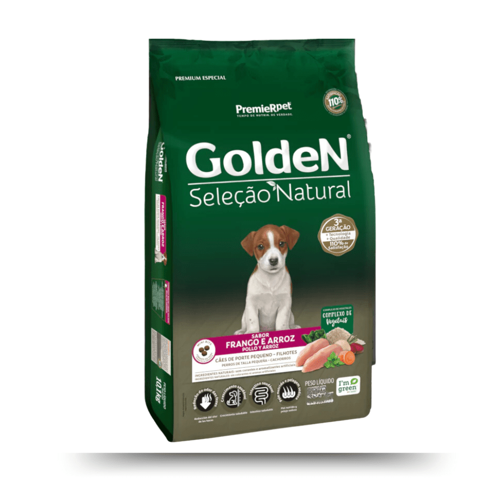 GOLDEN CACHORRO PORTE PEQUEÑO POLLO ARROZ 3KG1