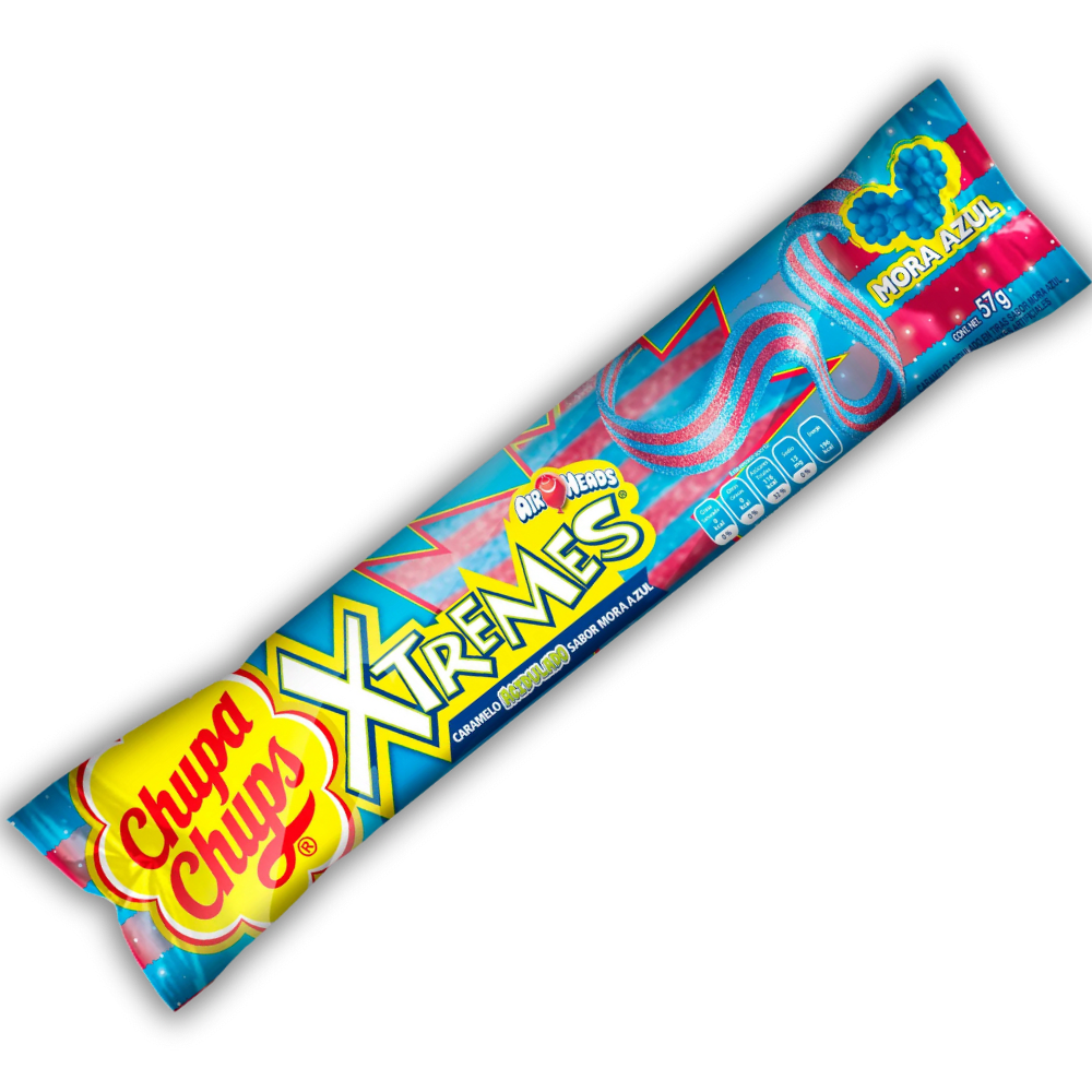 CHUPA CHUPS XTREMES SABOR MORA AZUL 57G1