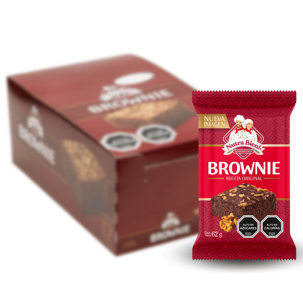 BROWNIE CHOCOLATE NUTRABIEN 72GR X121