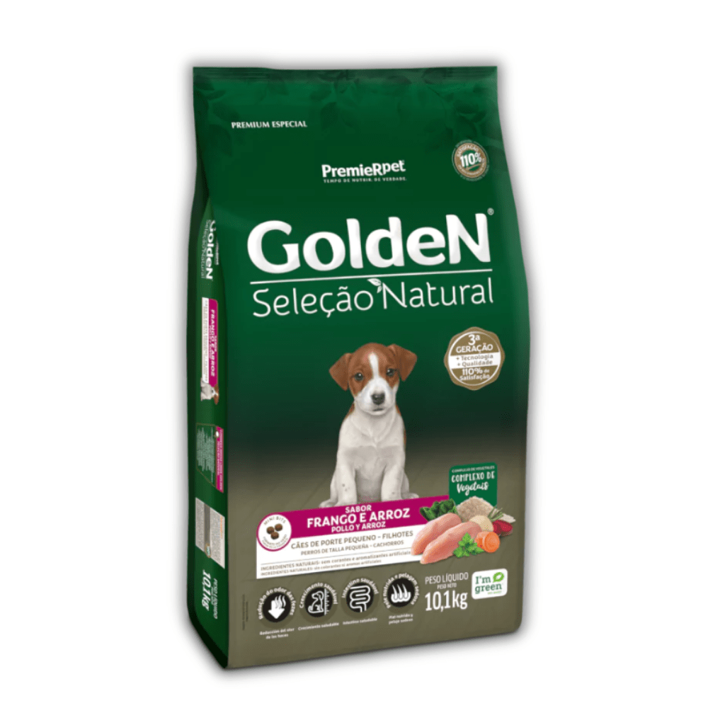 GOLDEN CACHORRO TALLA PEQUEÑA POLLO Y ARROZ 10.1KG1