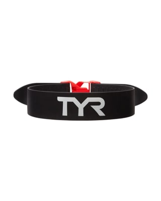 TYR Training Pull Strap / Negro -  Rojo