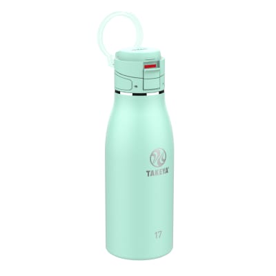 Takeya Traveler 17 oz  FlipLock Bottle Aqua