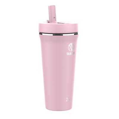 Takeya Tumbler 24 oz Straw Blush