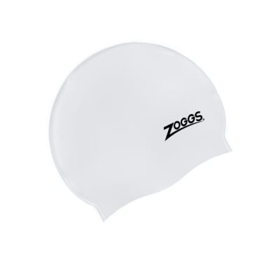 Gorra de Natación Zoggs Silicone Cap Blanco