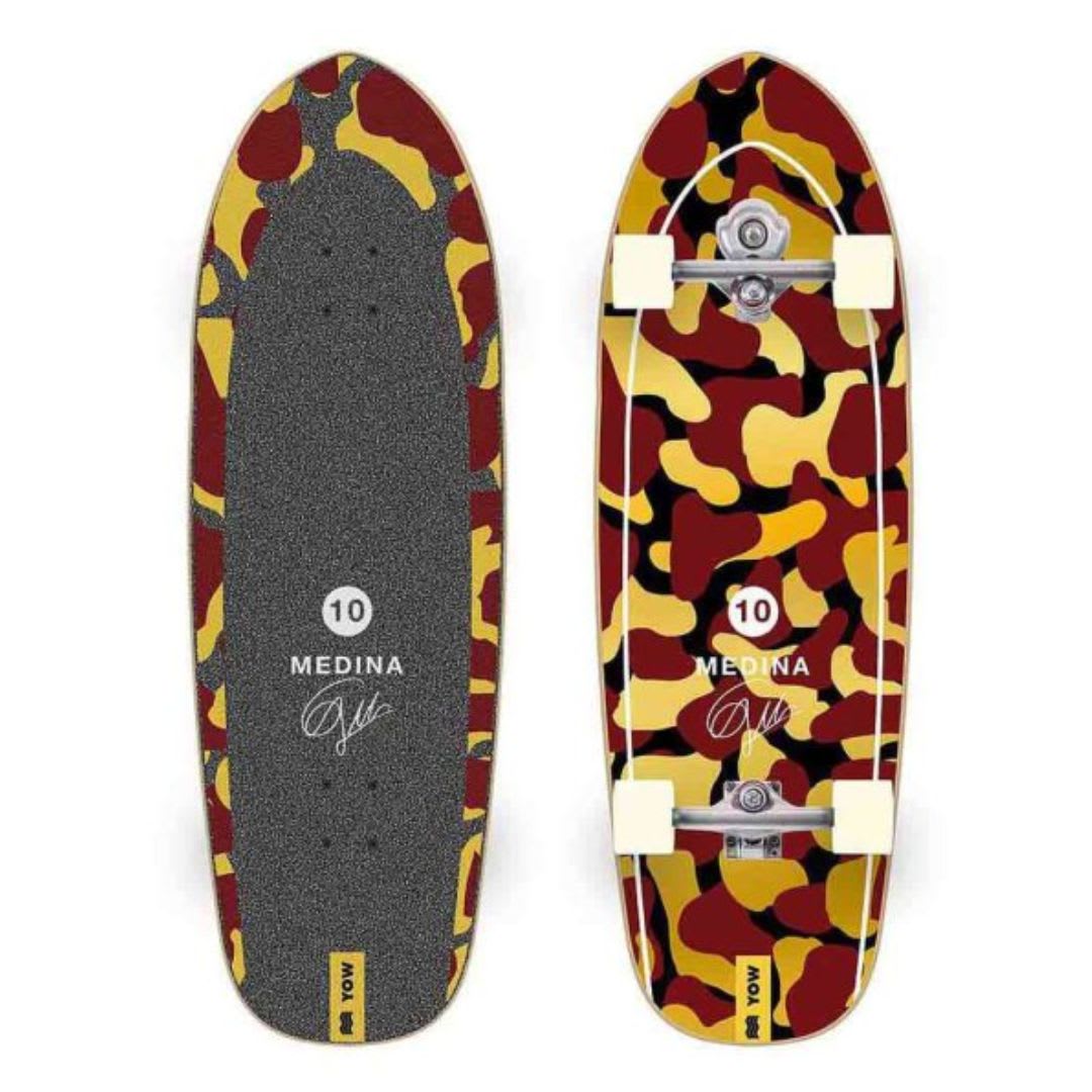 Creatures of Leisure Medina Camo Surfskate1