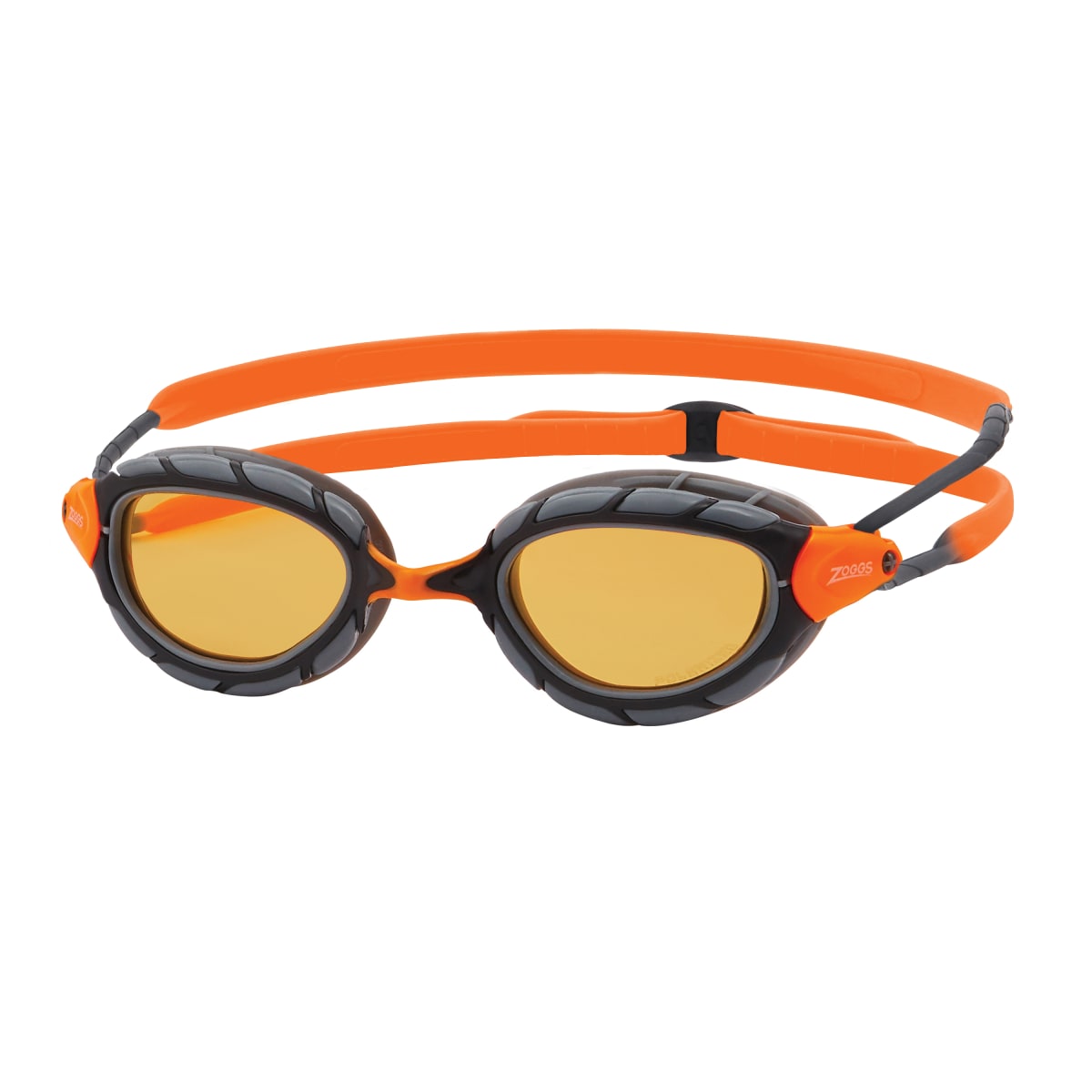 Lente de Natación Zoggs Predator Pol Ultra Gris/Anaranjado1