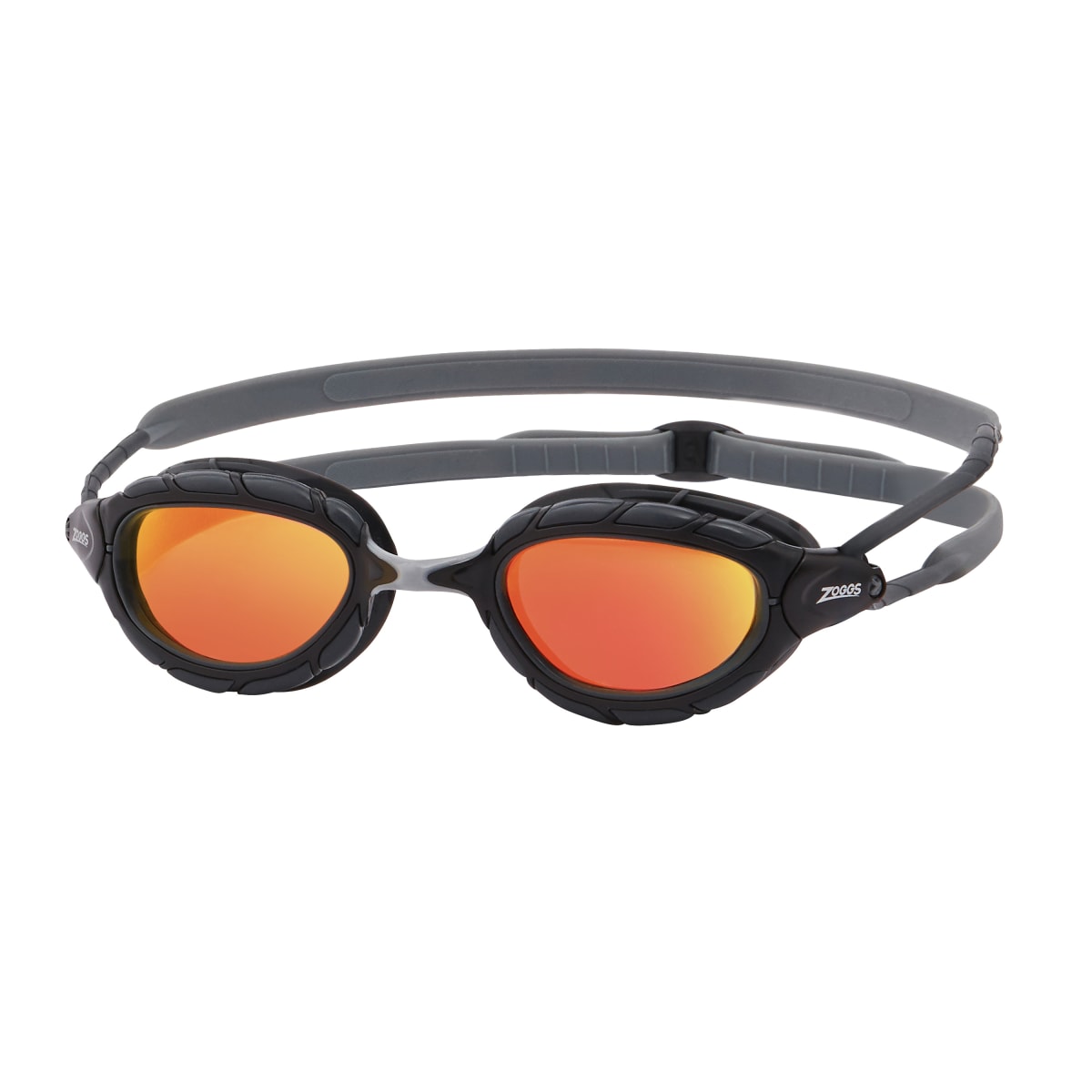 Lente de Natación Zoggs Predator Titanium Gris/Negro Anaranjado1