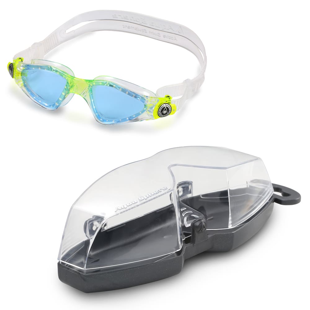 Aquasphere Lentes Kayenne Jr. / Transparente - Verde / Blue Lens5
