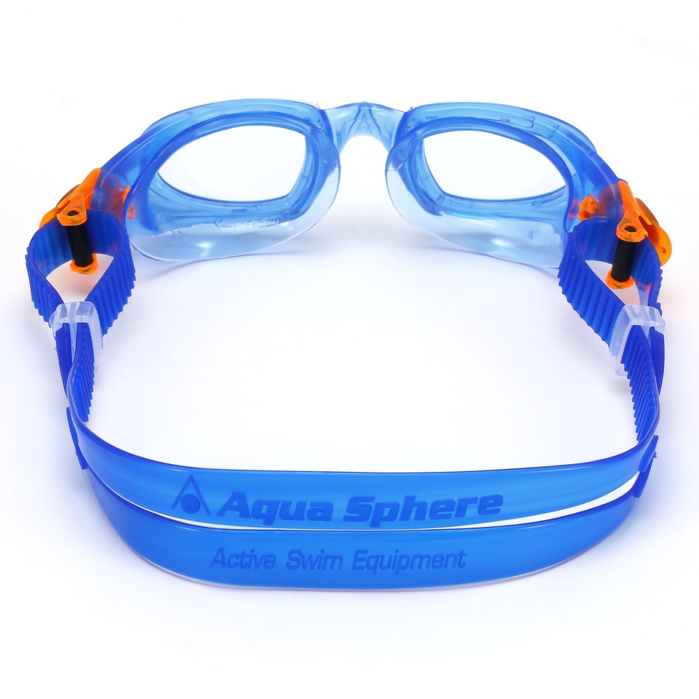 Aquasphere Lentes Moby Kid / Azul - Naranja / Clear Lens4