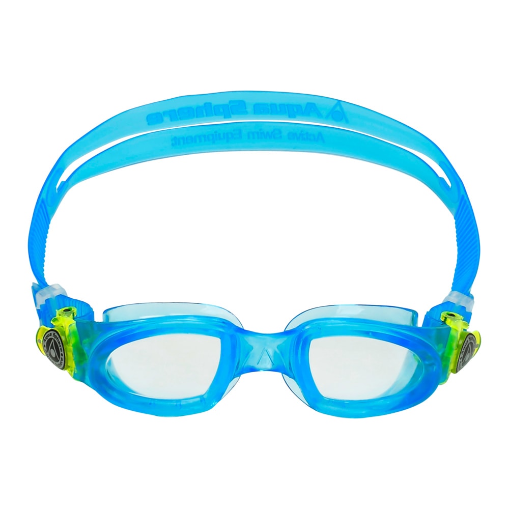 Aquasphere Lentes Moby Kid / Celeste - Verde / Clear Lens4