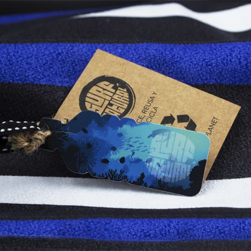 Surf Natural Toalla – Blue Barrel Stripe4