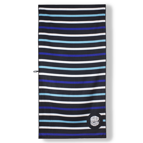 Surf Natural Toalla – Blue Barrel Stripe1