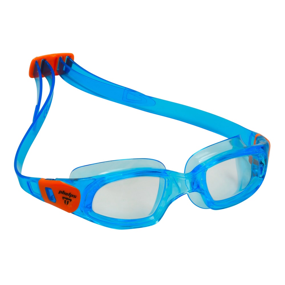 Phelps Lentes Tiburon Kid / Celeste - Naranja / Clear 3
