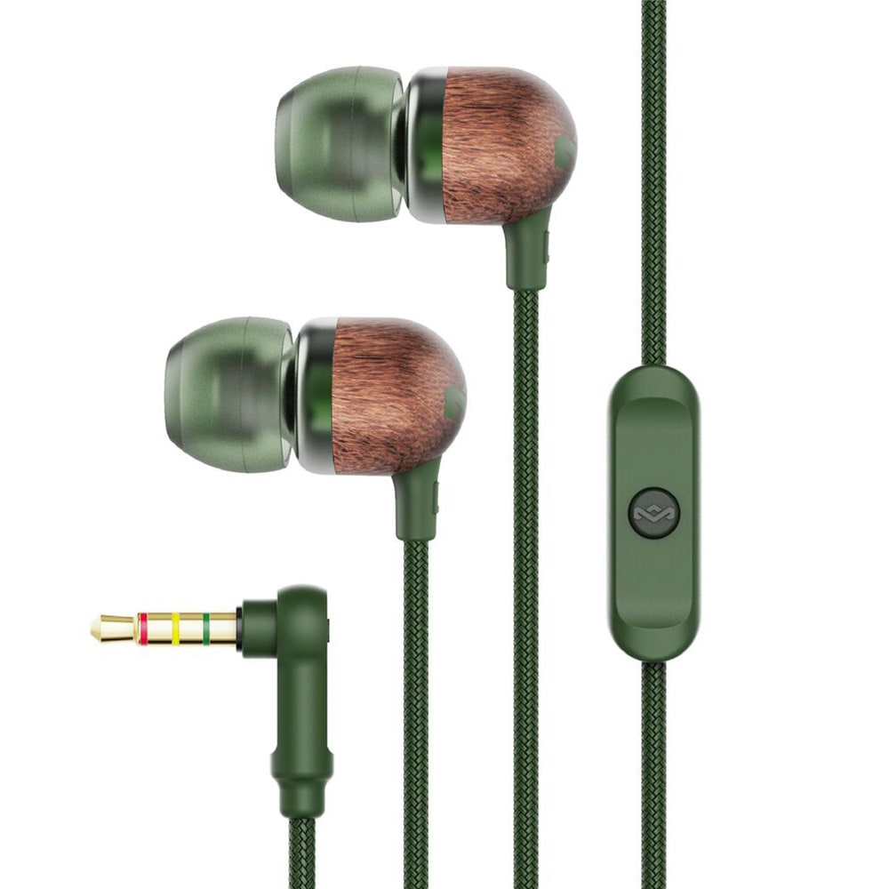 The House Of Marley Earphones Smile Jamaica - Green3