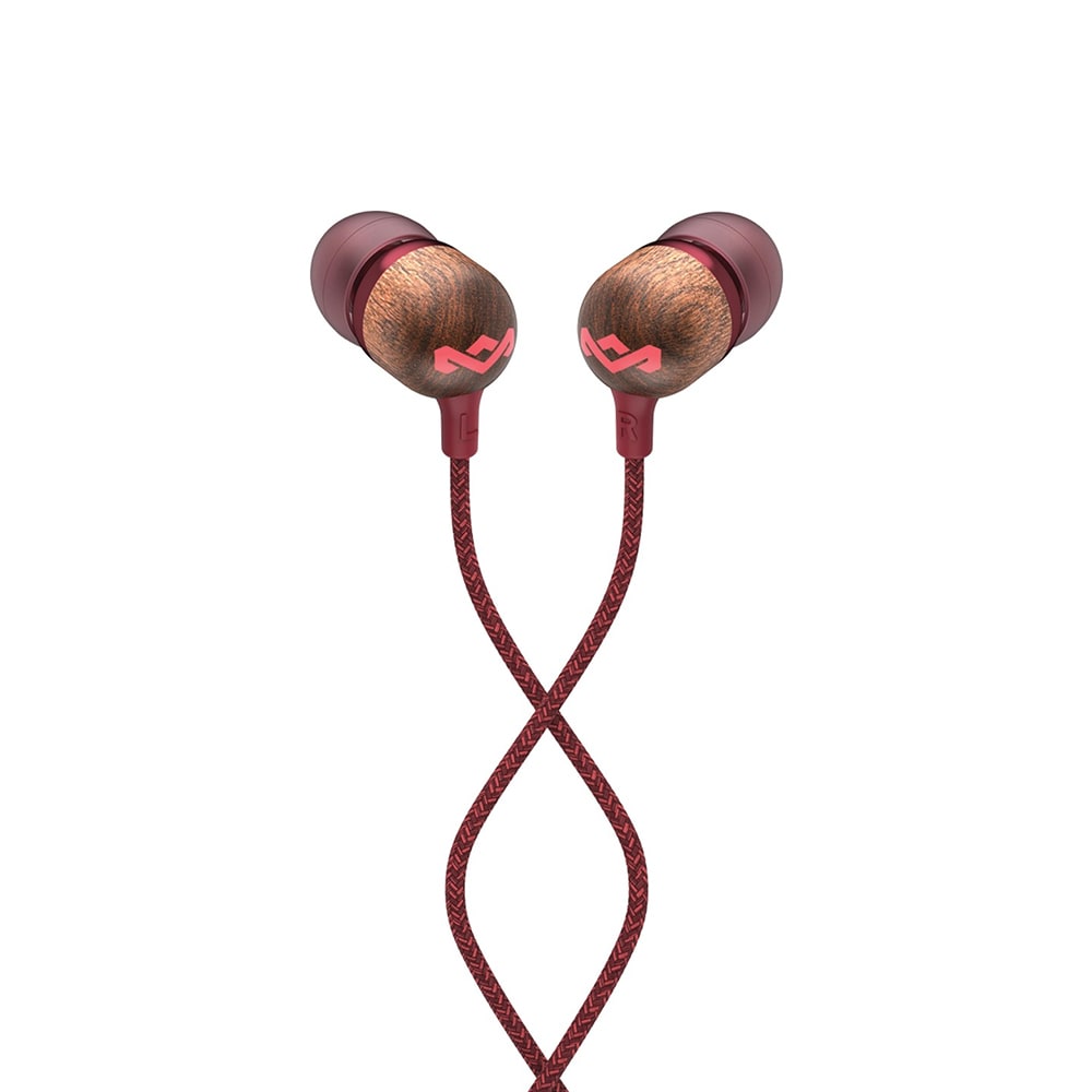 The House Of Marley Earphones Smile Jamaica - Red1
