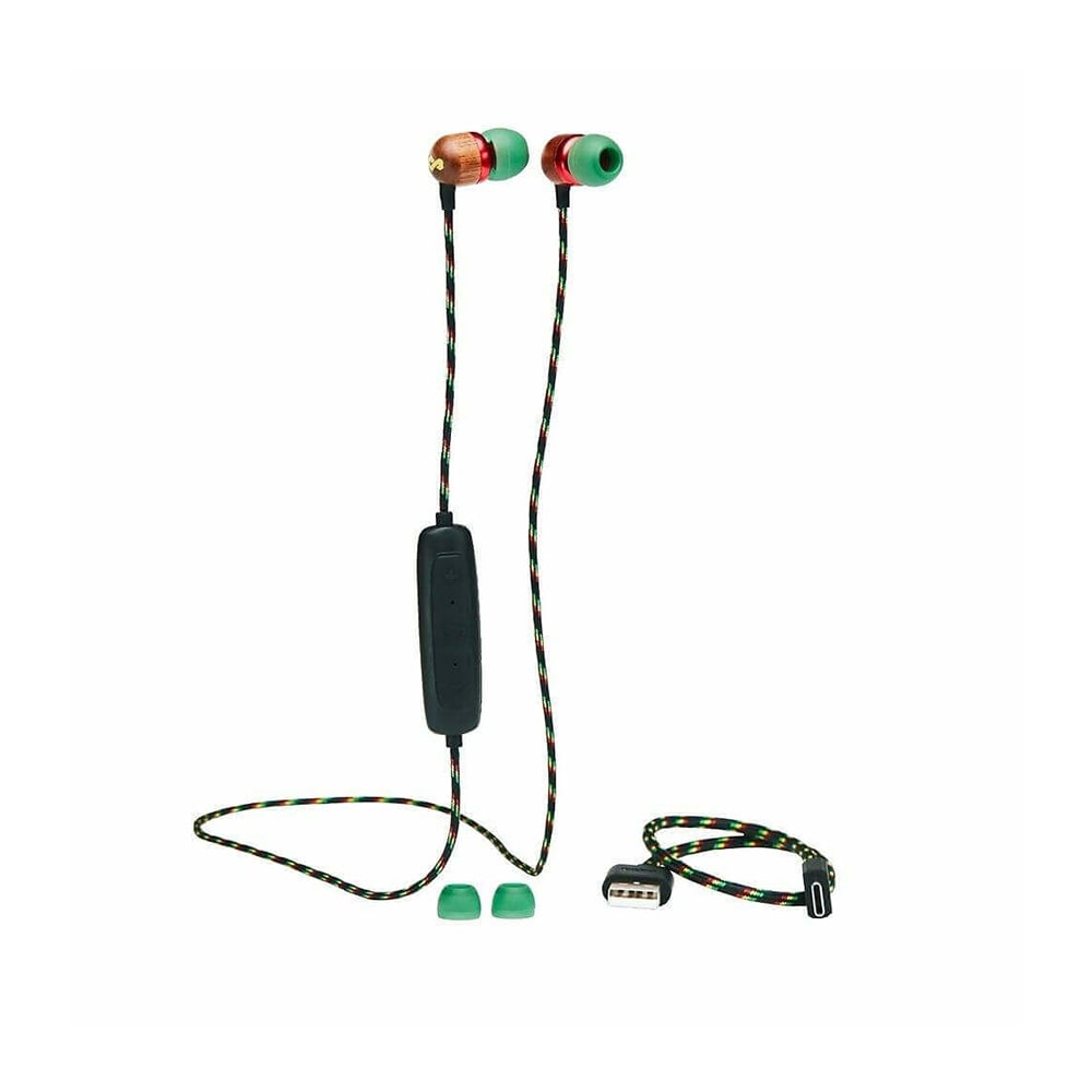 The House Of Marley Earphones Smile Jamaica Wireless - Rasta3