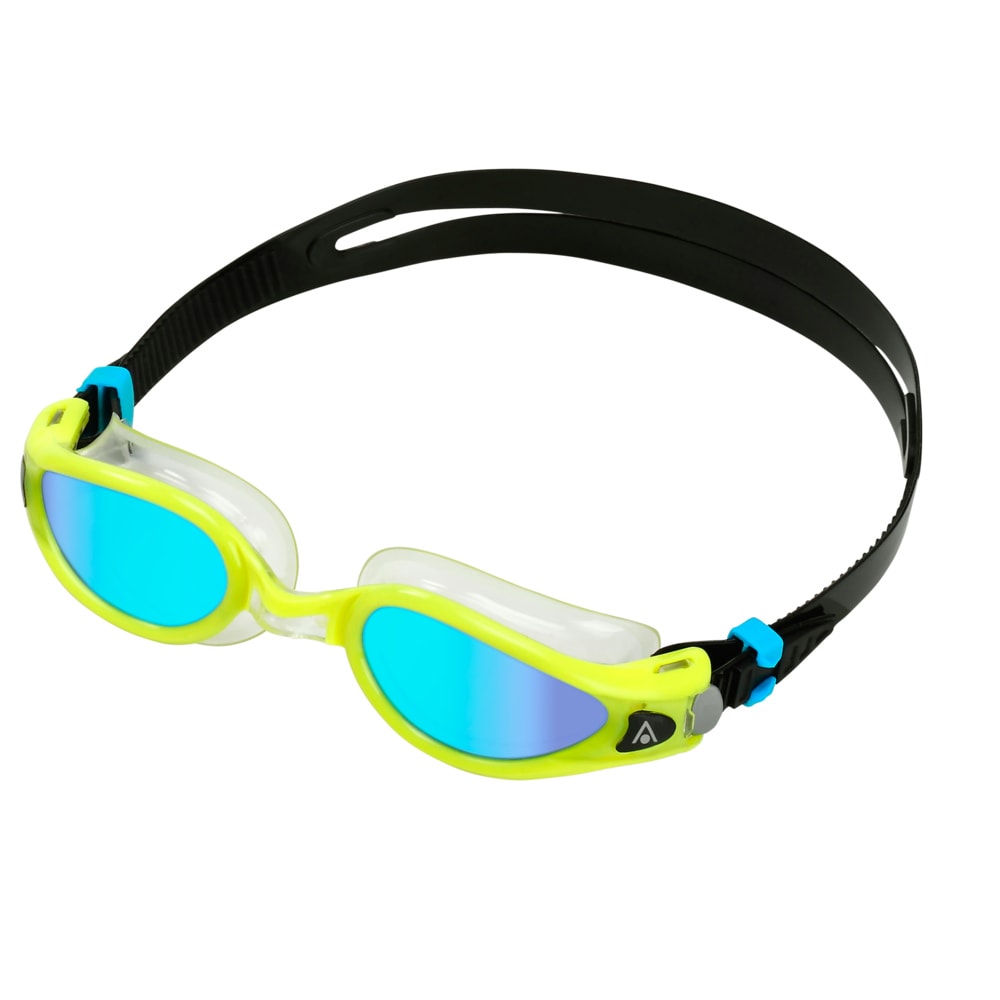 Aquasphere Lentes Kaiman EXO / Amarillo - Transparente / Blue Titanium Mirrored2