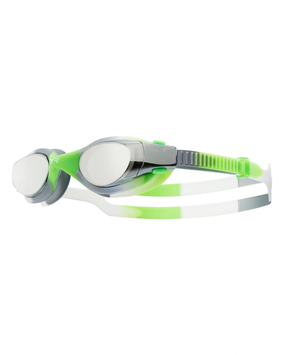 TYR Lentes Vesi Youth Tie Dye / Verde / Silver Mirrored1
