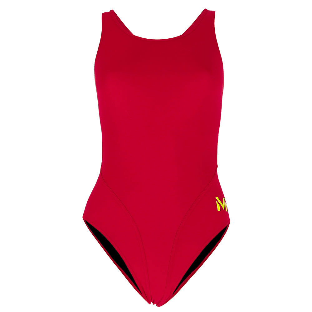 Phelps Ropa de Baño Mujer Comp Back Solid / Rojo3