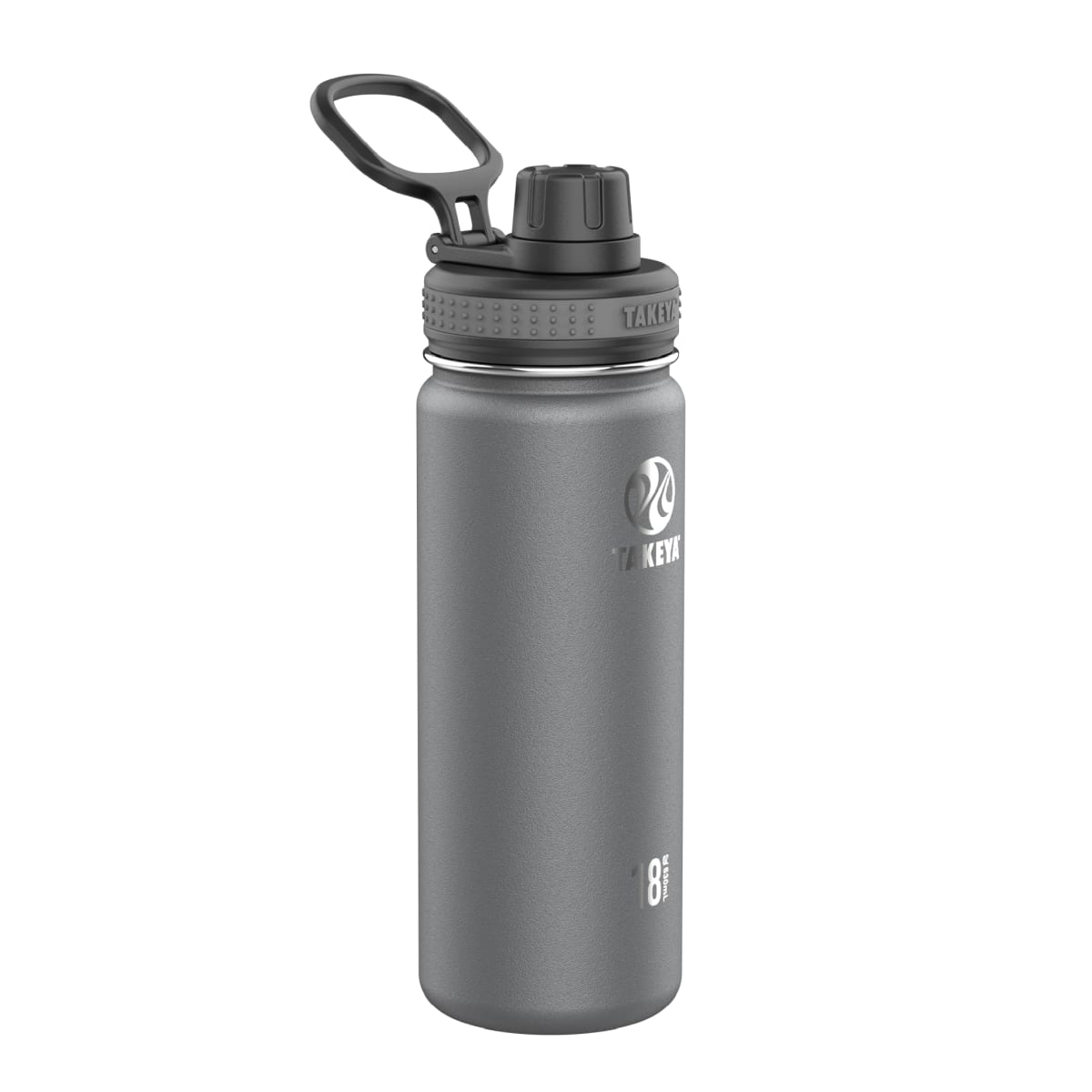 Takeya Originals 18 oz Spout Bottle Graphite1