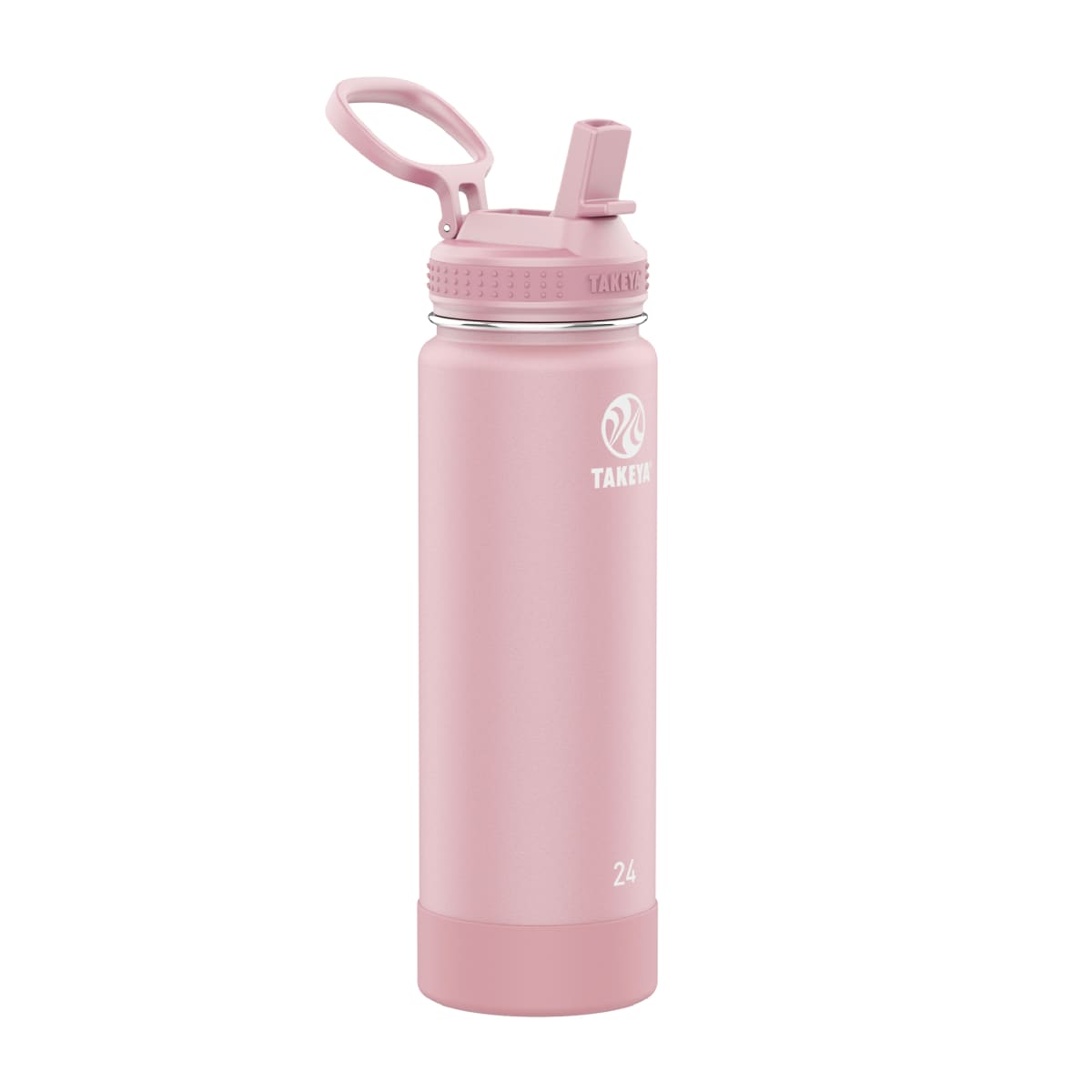 Takeya Actives 24 oz Straw Bottle Blush1
