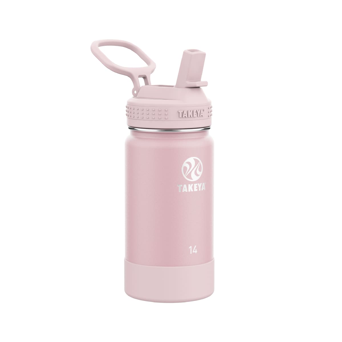Takeya Actives Kids 14 oz Straw Bottle Blush-T1