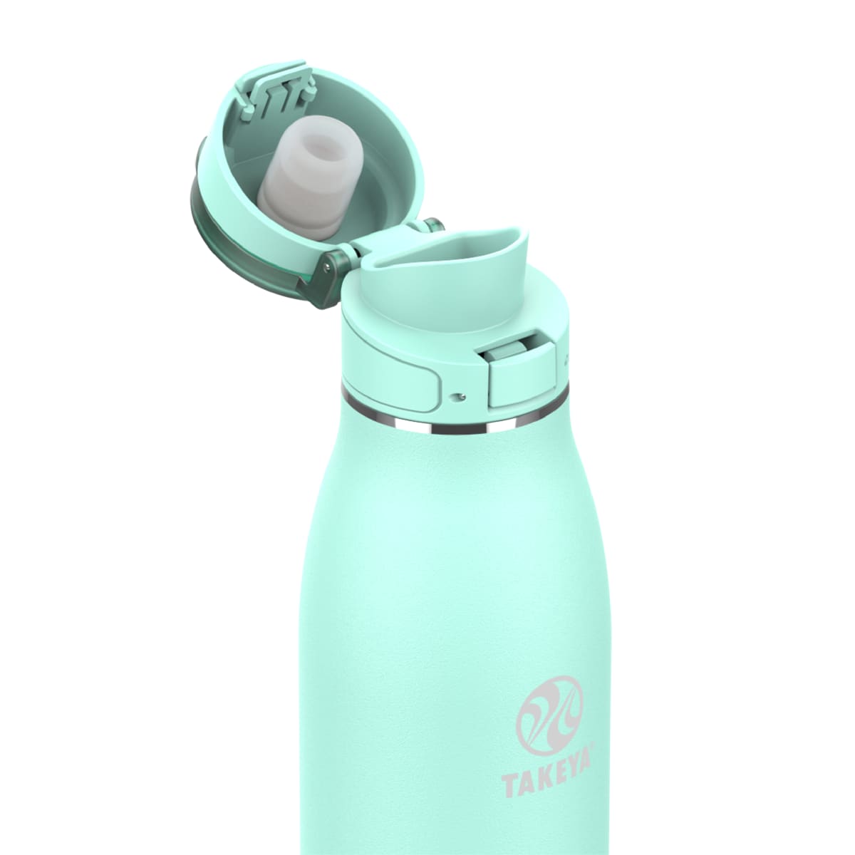 Takeya Traveler 17 oz  FlipLock Bottle Aqua2