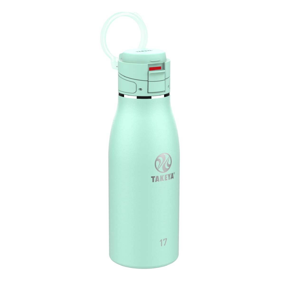 Takeya Traveler 17 oz  FlipLock Bottle Aqua1