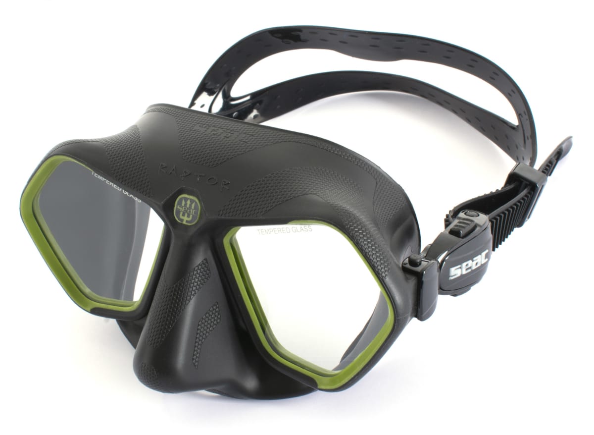 Seac Máscara Raptor / Negro - Verde4