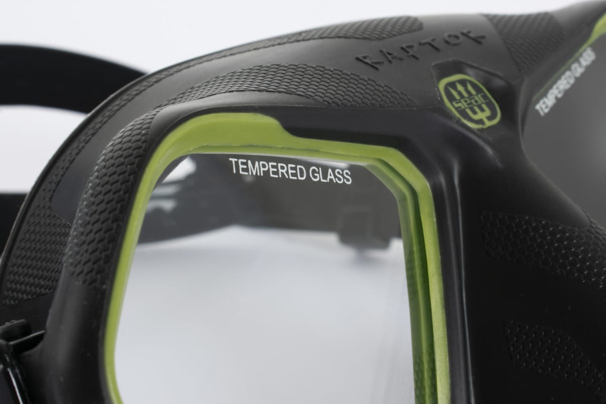 Seac Máscara Raptor / Negro - Verde5