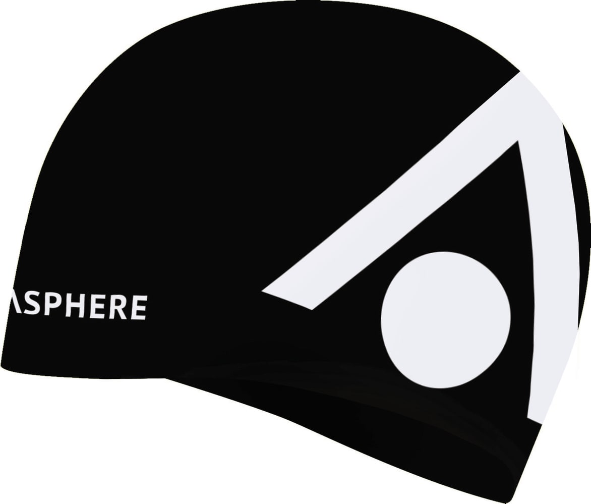 Aquasphere Gorro Tri-Cap / Negro - Blanco1