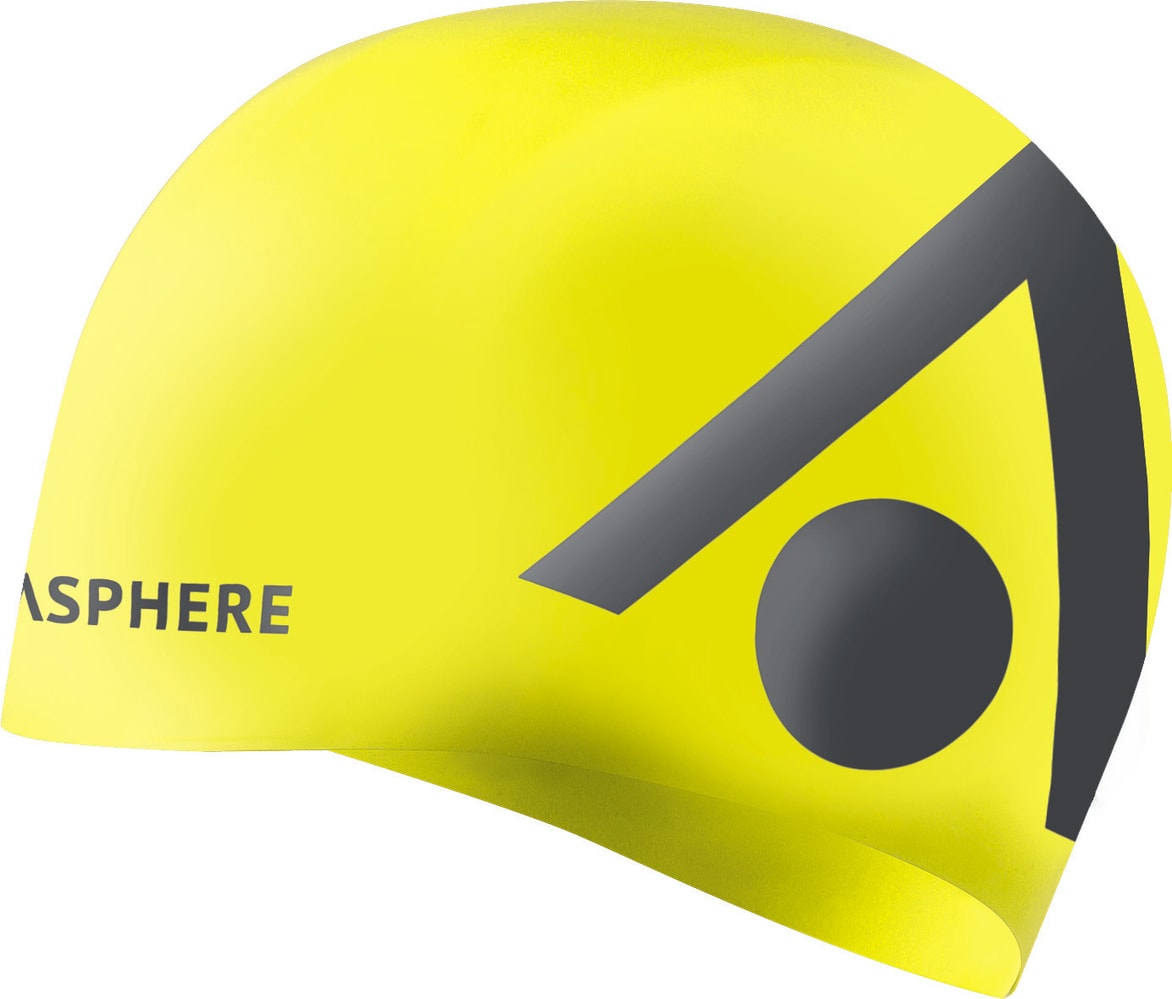 Aquasphere Gorro Tri-Cap / Amarillo Brillante - Gris1