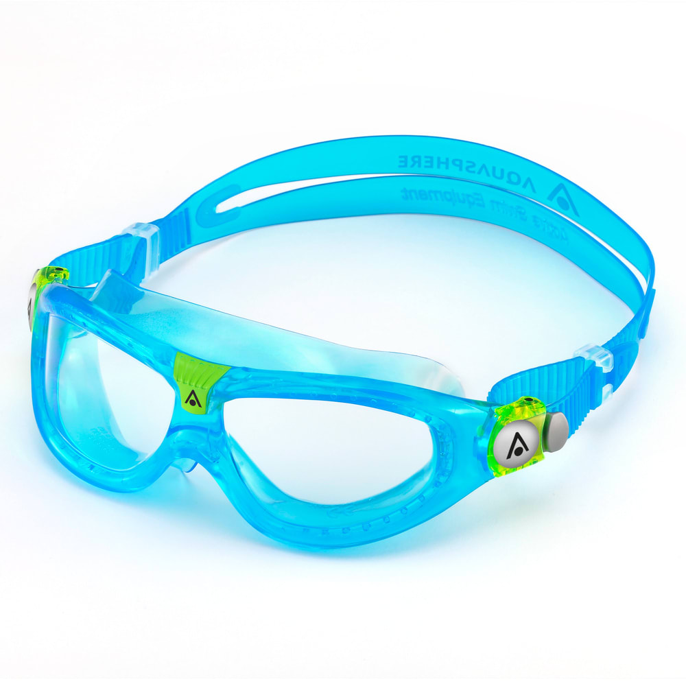 Aquasphere Máscara Seal Kid / Celeste - Verde / Clear2