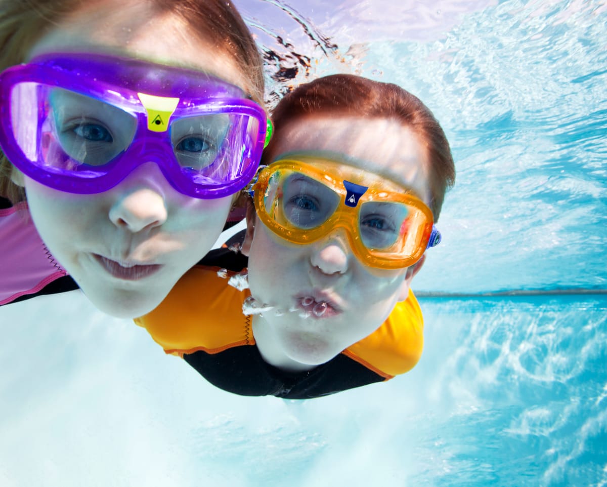 Aquasphere Máscara Seal Kid / Naranja - Azul / Clear5