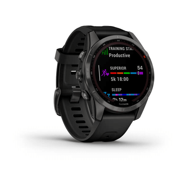 Garmin Fenix 7 Zafiro Solar / Gris Carbón  - DLC Titanio3