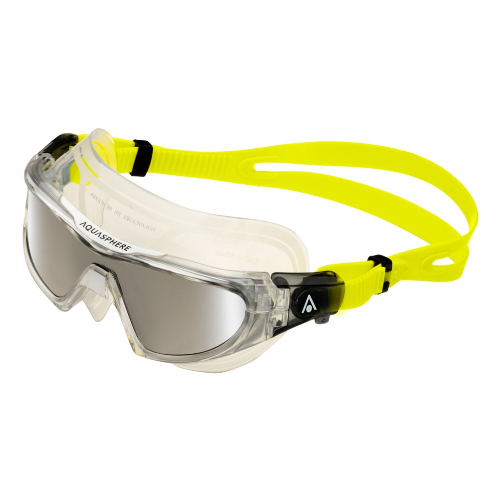 Aquasphere Máscara Vista Pro / Transparente - Amarillo / Silver Titanium Mirrored1