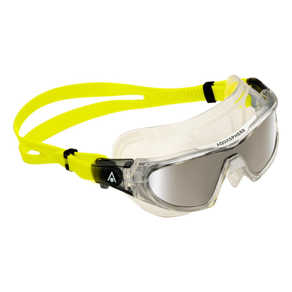 Aquasphere Máscara Vista Pro / Transparente - Amarillo / Silver Titanium Mirrored3