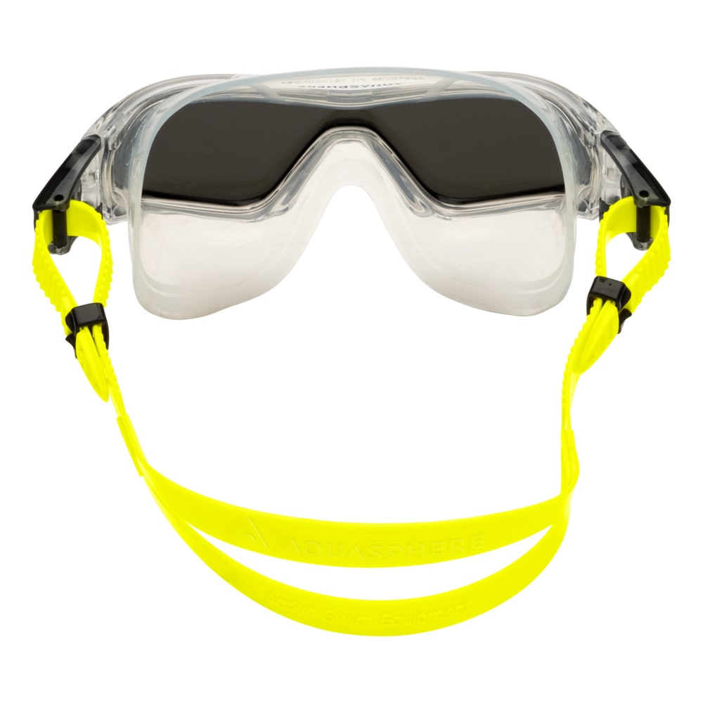 Aquasphere Máscara Vista Pro / Transparente - Amarillo / Silver Titanium Mirrored4