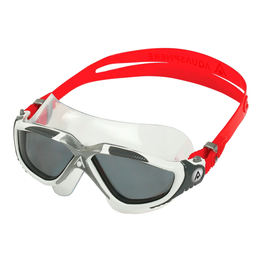 Aquasphere Máscara Vista / Blanco - Rojo / Smoke1